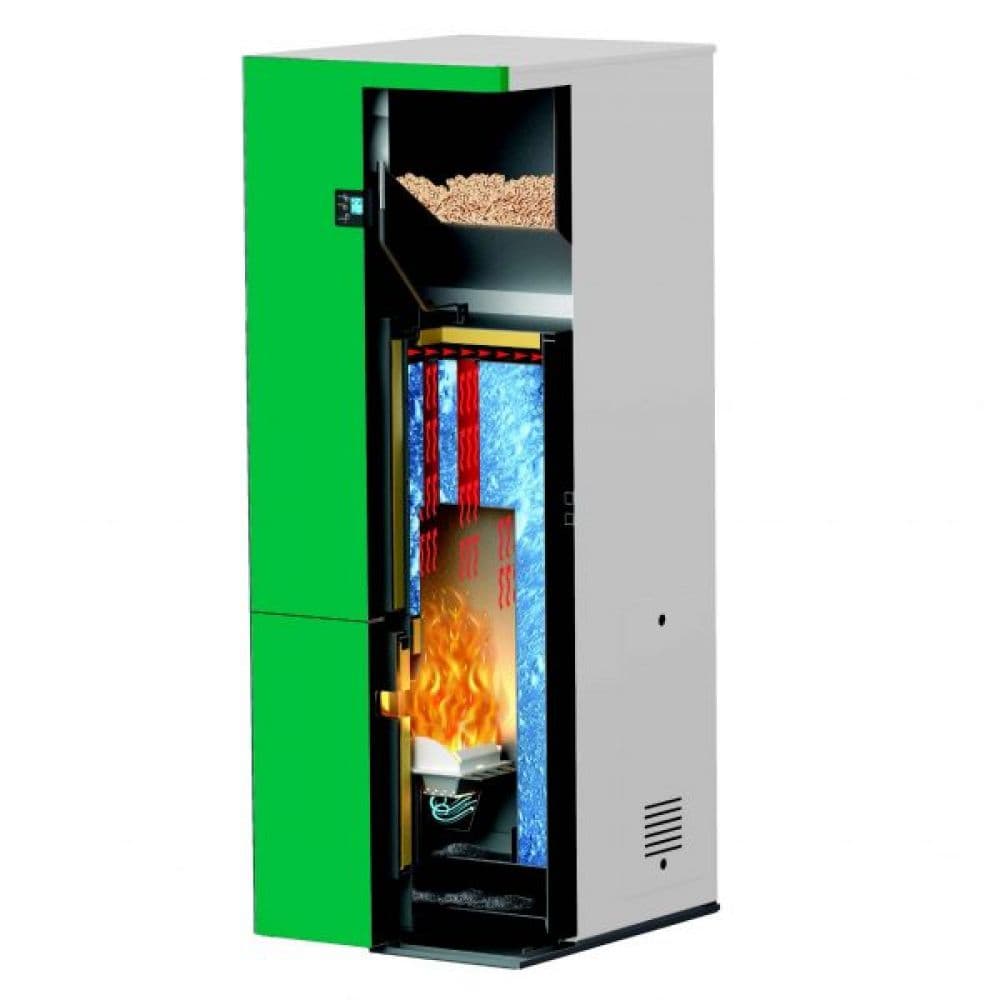 Cazan pe peleți Marelli RubynoR Premium SBN20-35KW miniatură 2