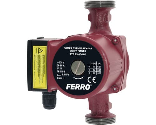Pompă de circulație FERRO 25-40-180 W0201 - produs similar