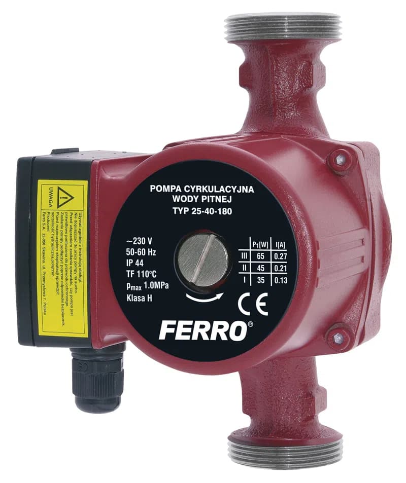 Pompă de circulație FERRO 25-60-180 W0202 - imagine produs