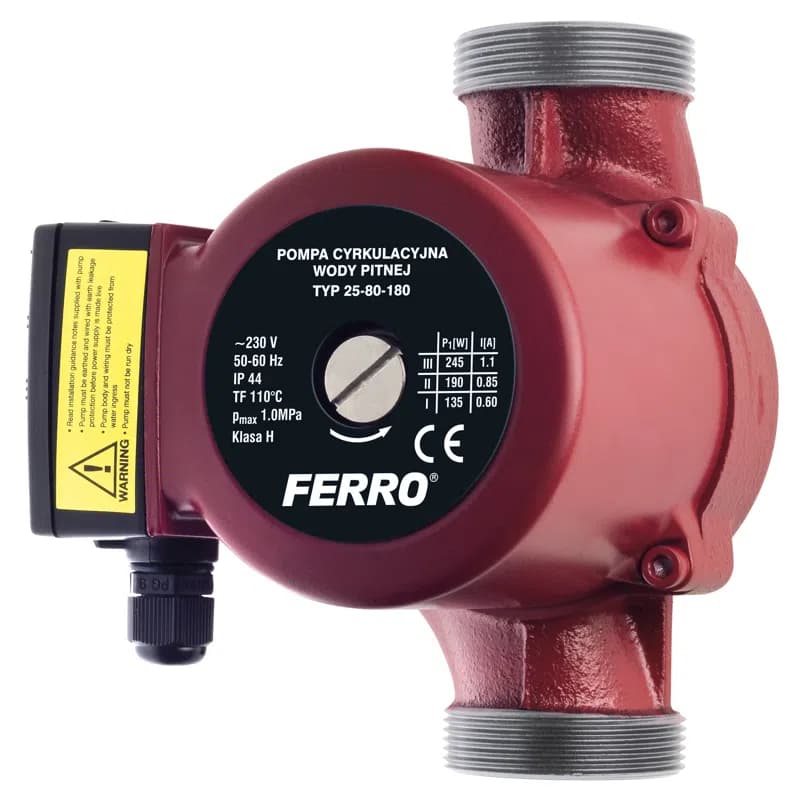 Pompă de circulație FERRO 25-80-180 W0301 - produs similar