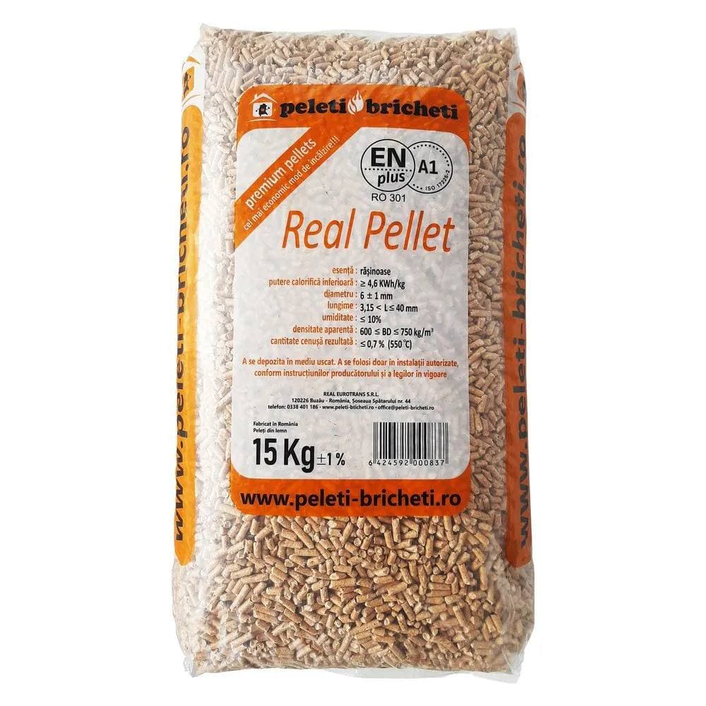 Peleți Real Pellets – 15 kg - Casa Manea